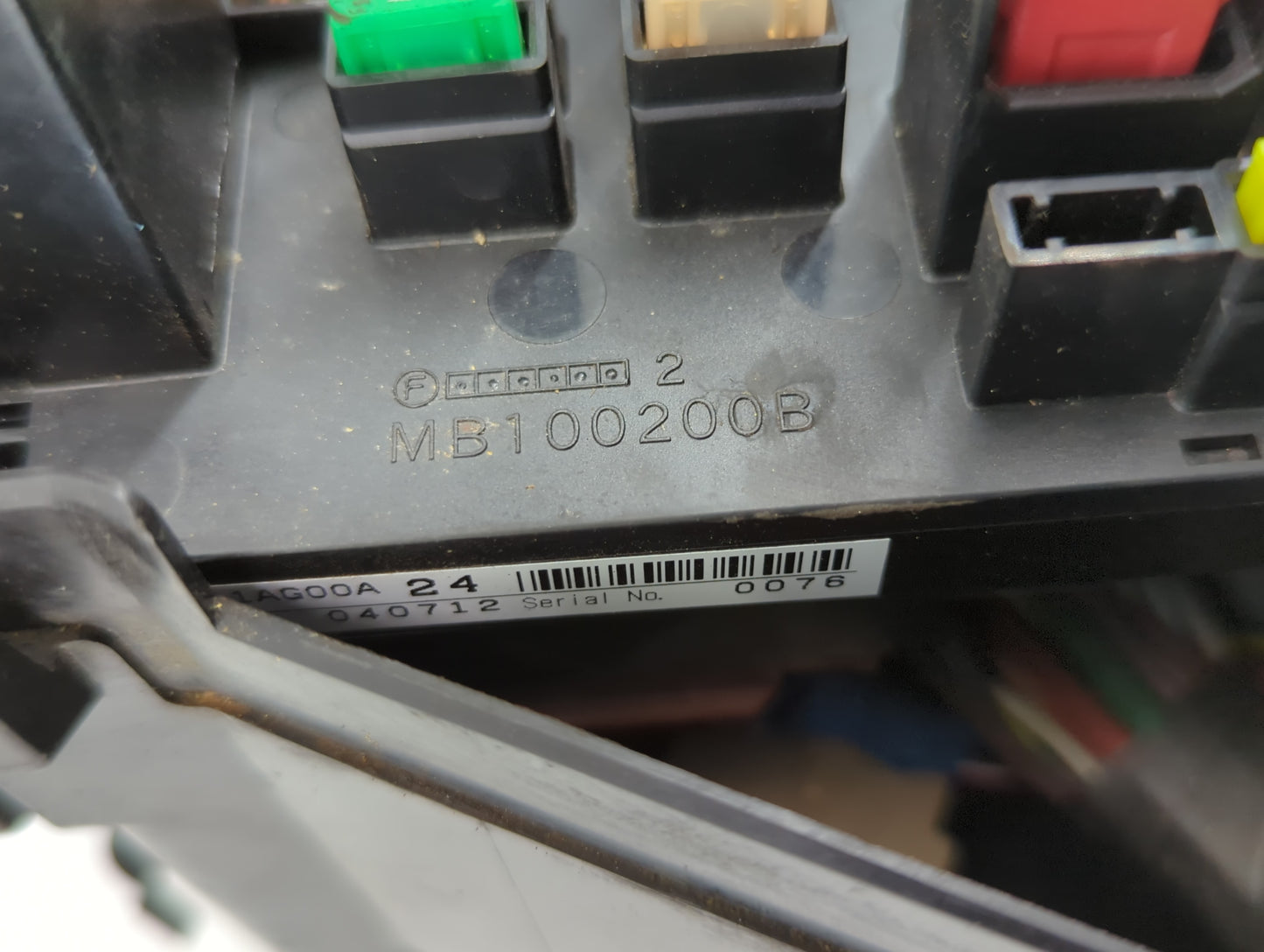 2002-2005 Subaru Legacy Fusebox Fuse Box Panel Relay Module P/N:MB100200B Fits Fits 2002 2003 2004 2005 OEM Used Auto Parts 