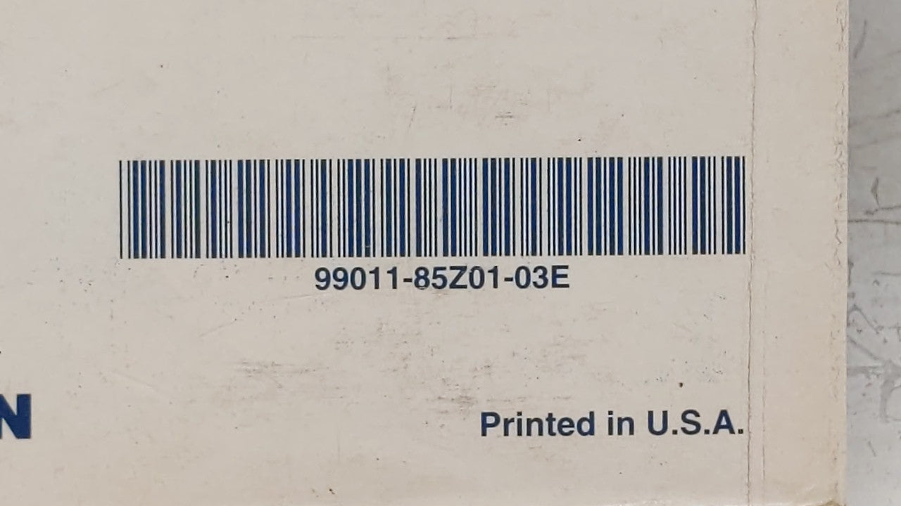 2005 Suzuki Forenza Owners Manual Book Guide OEM Used Auto Parts - Oemusedautoparts1.com