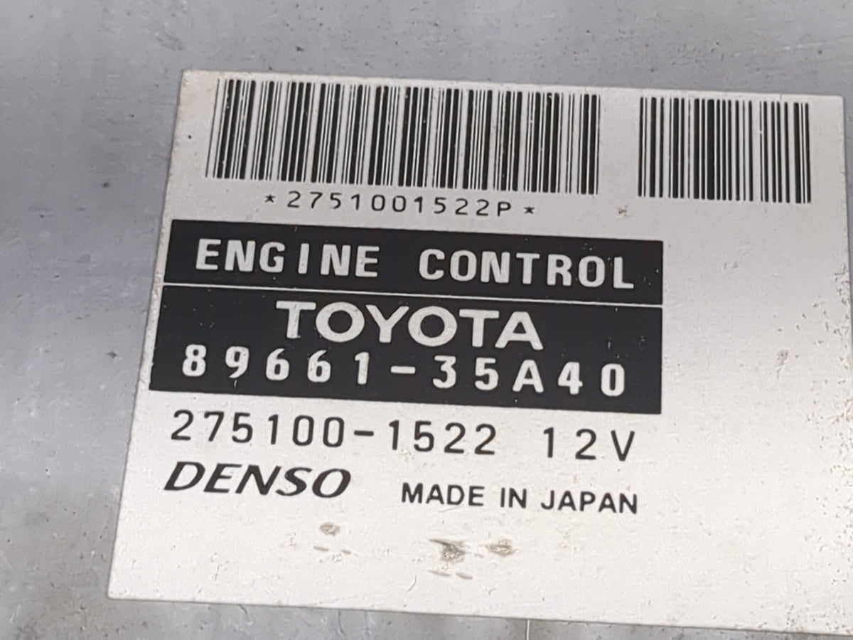 2005 Toyota 4runner PCM Engine Control Computer ECU ECM PCU OEM P/N:89661-35A40 275100-1522 Fits OEM Used Auto Parts - Oemus