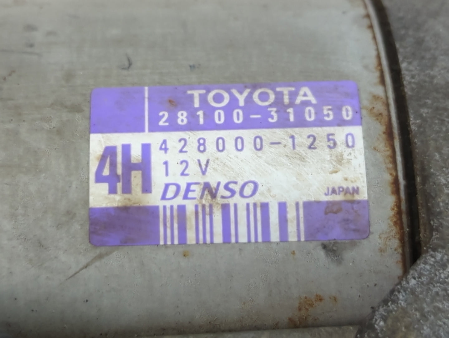 2003-2009 Toyota 4runner Car Starter Motor Solenoid OEM P/N:428000-1250 28100-31050 Fits OEM Used Auto Parts - Oemusedautopa
