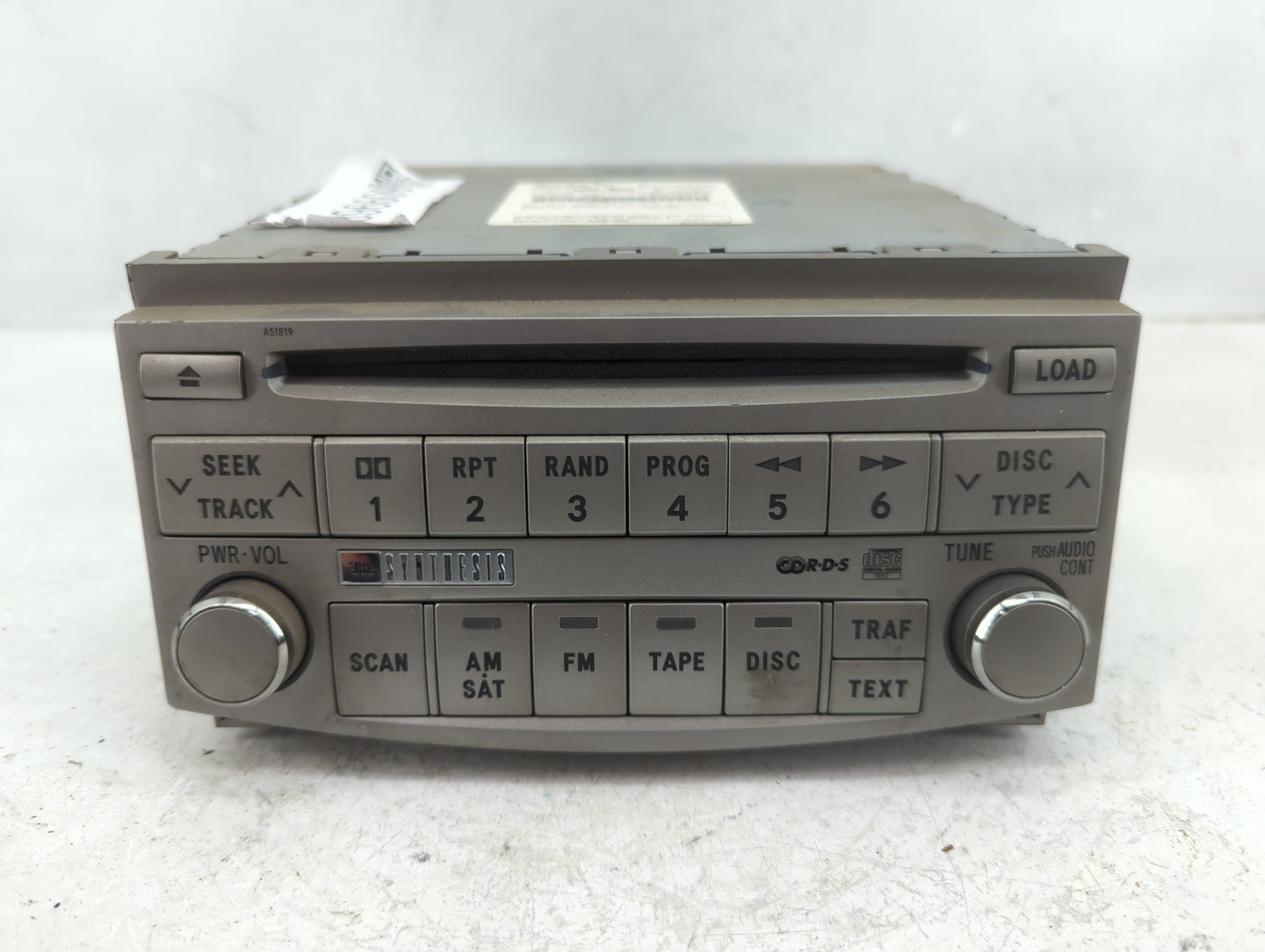 2005-2007 Toyota Avalon Radio AM FM Cd Player Receiver Replacement P/N:86120-AC150 Fits Fits 2005 2006 2007 OEM Used Auto Pa