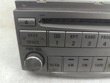 2005-2007 Toyota Avalon Radio AM FM Cd Player Receiver Replacement P/N:11806 Fits Fits 2005 2006 2007 OEM Used Auto Parts