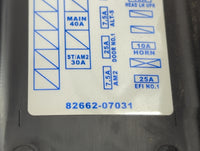 2005-2010 Toyota Avalon Fusebox Fuse Box Panel Relay Module P/N:82662-07031 82620-07050 Fits Fits 2005 2006 2007 2008 2009 2