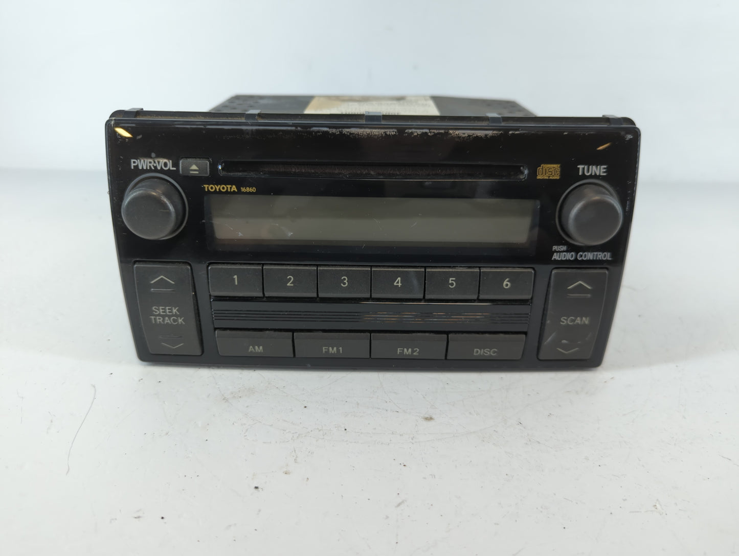 2005-2006 Toyota Camry Radio AM FM Cd Player Receiver Replacement P/N:86120-AA160 Fits Fits 2005 2006 OEM Used Auto Parts - 