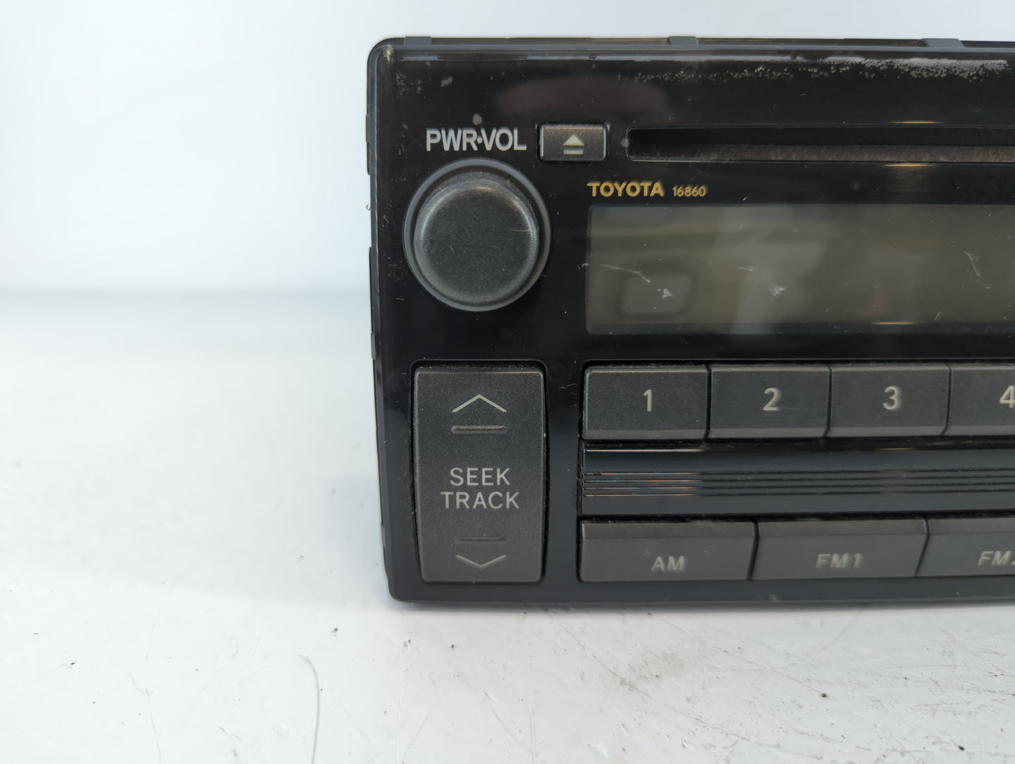 2005-2006 Toyota Camry Radio AM FM Cd Player Receiver Replacement P/N:86120-AA160 Fits Fits 2005 2006 OEM Used Auto Parts - 