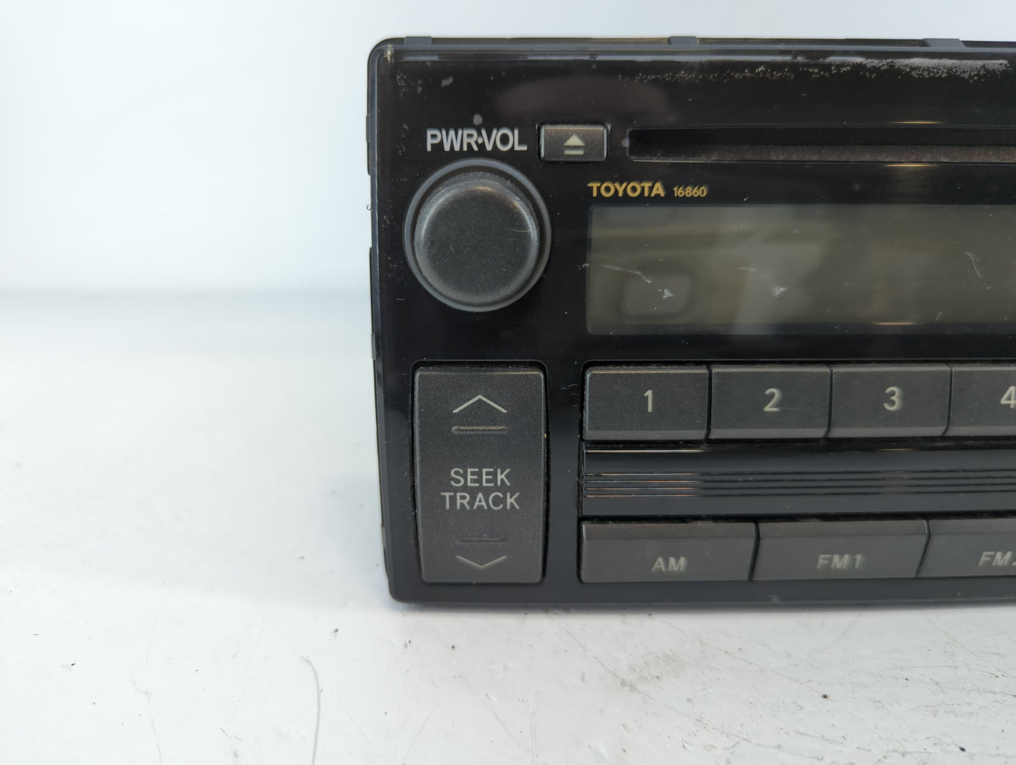 2005-2006 Toyota Camry Radio AM FM Cd Player Receiver Replacement P/N:86120-AA160 Fits Fits 2005 2006 OEM Used Auto Parts - 