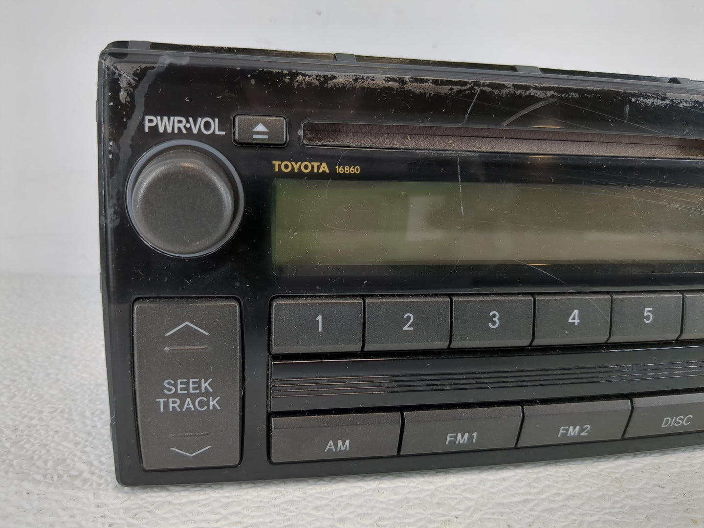 2005-2006 Toyota Camry Radio AM FM Cd Player Receiver Replacement P/N:86120-AA160 Fits Fits 2005 2006 OEM Used Auto Parts - 