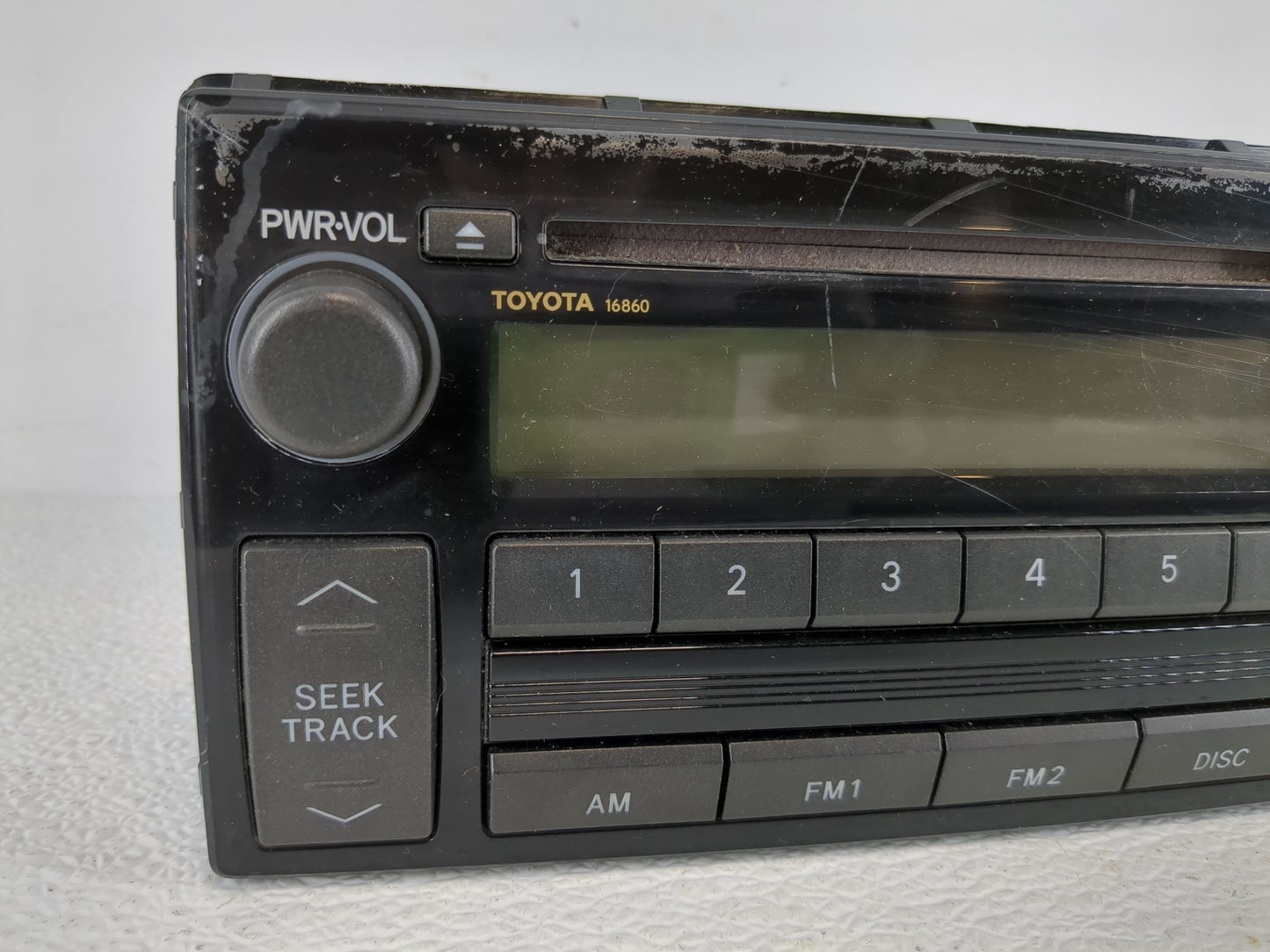2005-2006 Toyota Camry Radio AM FM Cd Player Receiver Replacement P/N:86120-AA160 Fits Fits 2005 2006 OEM Used Auto Parts - 