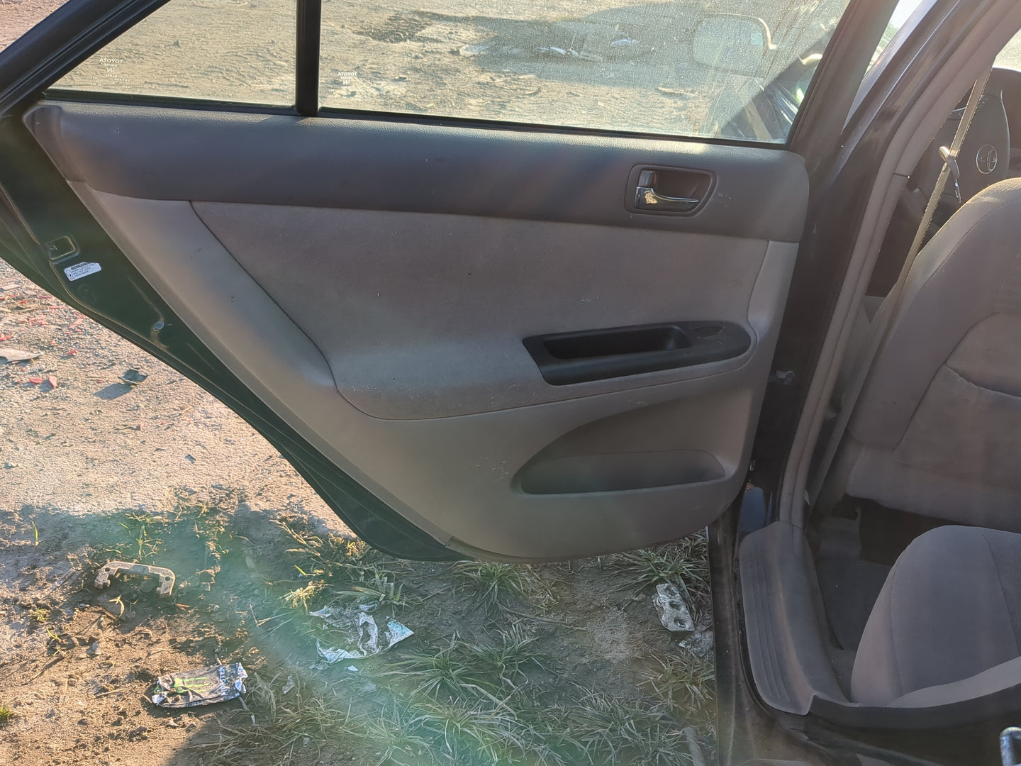 2002-2006 Toyota Camry Driver Rear Door Oem 1187213 - Oemusedautoparts1.com