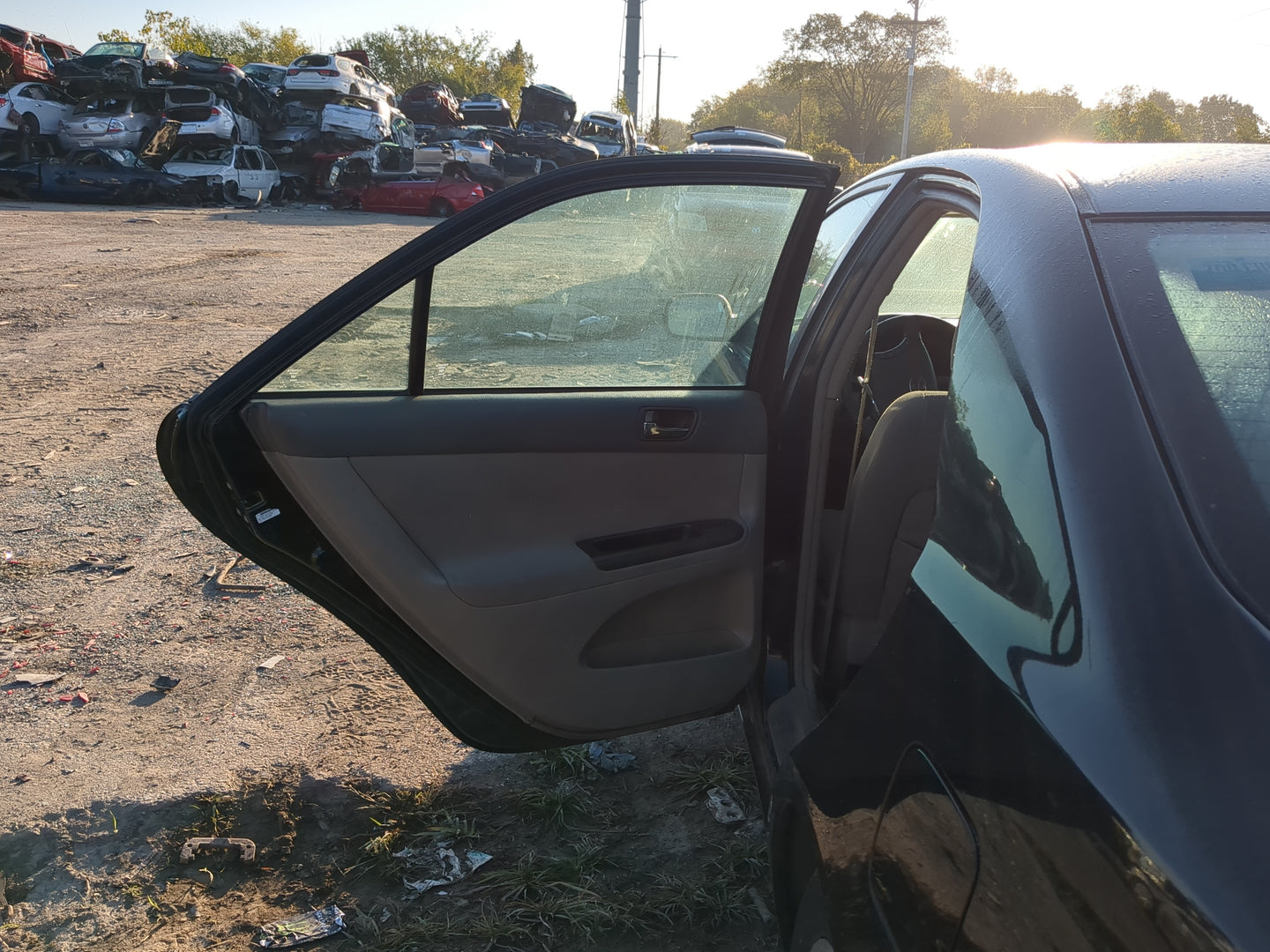 2002-2006 Toyota Camry Driver Rear Door Oem 1187213 - Oemusedautoparts1.com