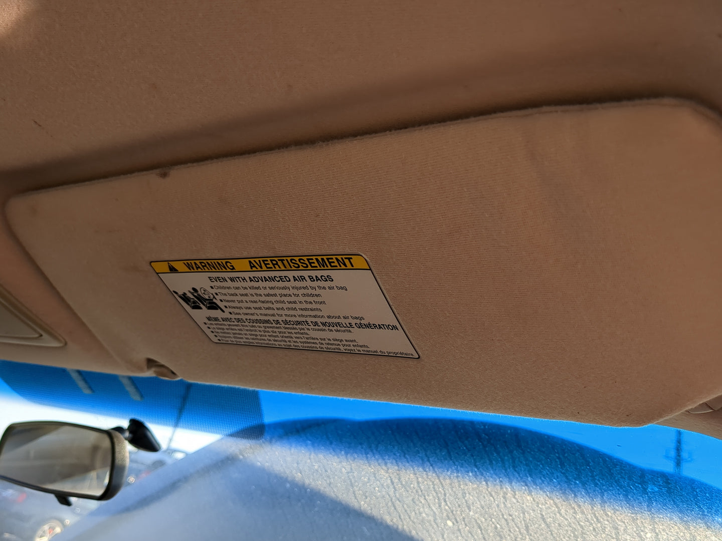 2002-2006 Toyota Camry Sun Visor Shade Replacement Passenger Right Mirror Fits Fits 2002 2003 2004 2005 2006 OEM Used Auto P