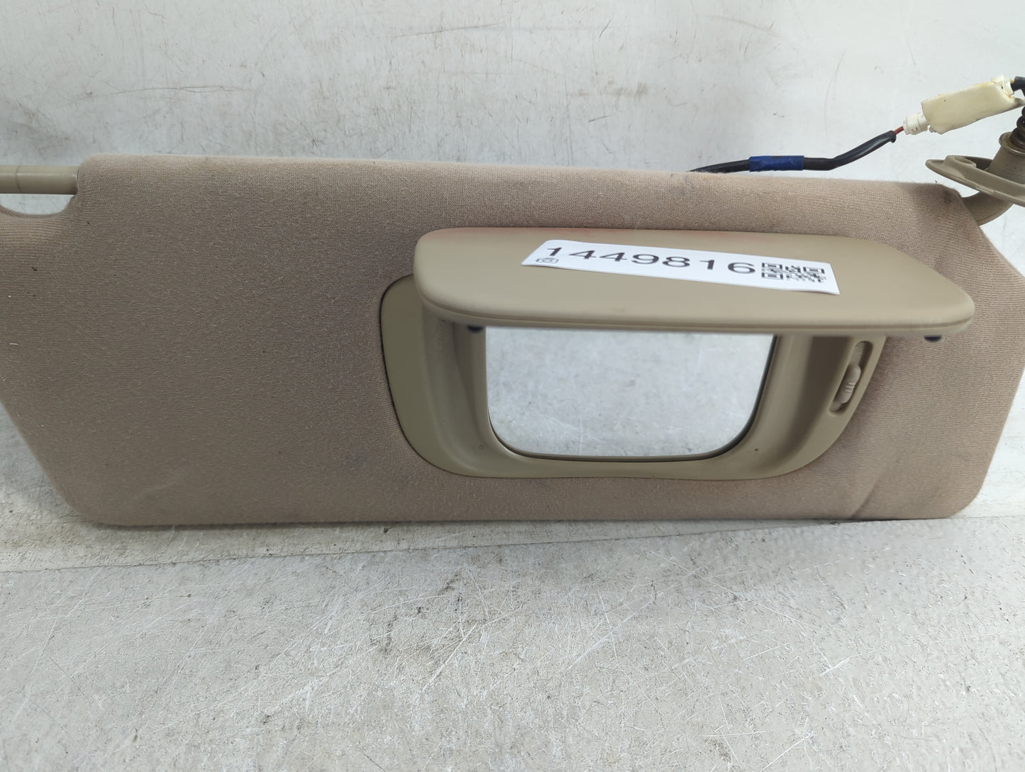 2002-2006 Toyota Camry Sun Visor Shade Replacement Passenger Right Mirror Fits Fits 2002 2003 2004 2005 2006 OEM Used Auto P