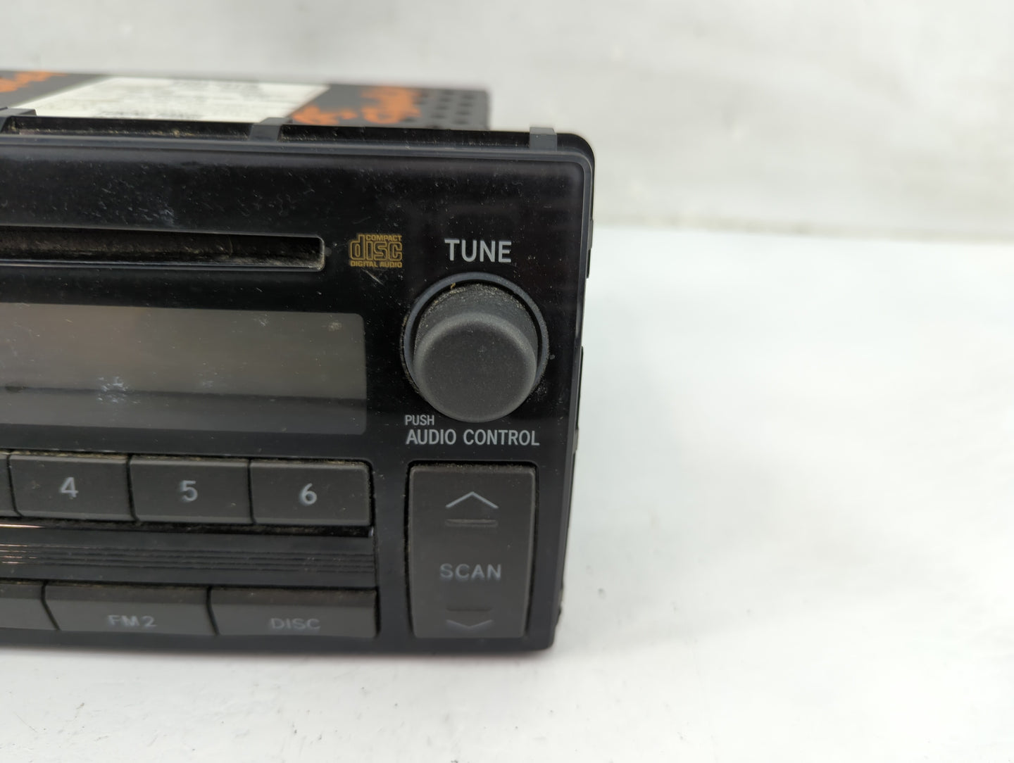 2005-2006 Toyota Camry Radio AM FM Cd Player Receiver Replacement P/N:86120-AA160 122000-6350C101 Fits Fits 2005 2006 OEM Us
