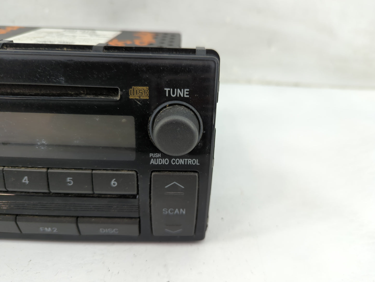 2005-2006 Toyota Camry Radio AM FM Cd Player Receiver Replacement P/N:86120-AA160 122000-6350C101 Fits Fits 2005 2006 OEM Us