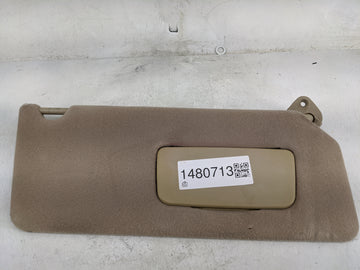 2005 Toyota Camry Sun Visor Shade Replacement Passenger Right Mirror Fits OEM Used Auto Parts - Oemusedautoparts1.com