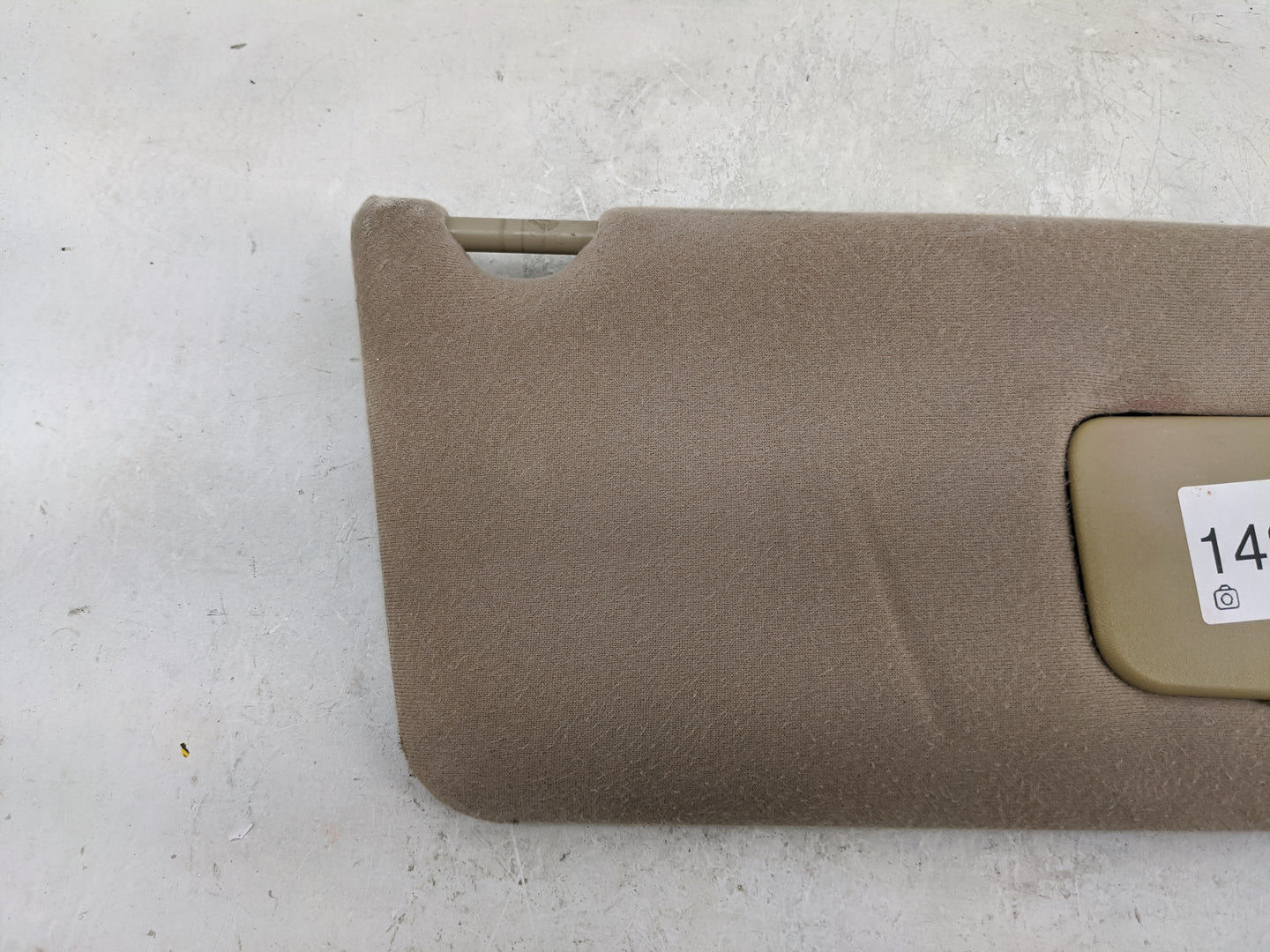 2005 Toyota Camry Sun Visor Shade Replacement Passenger Right Mirror Fits OEM Used Auto Parts - Oemusedautoparts1.com