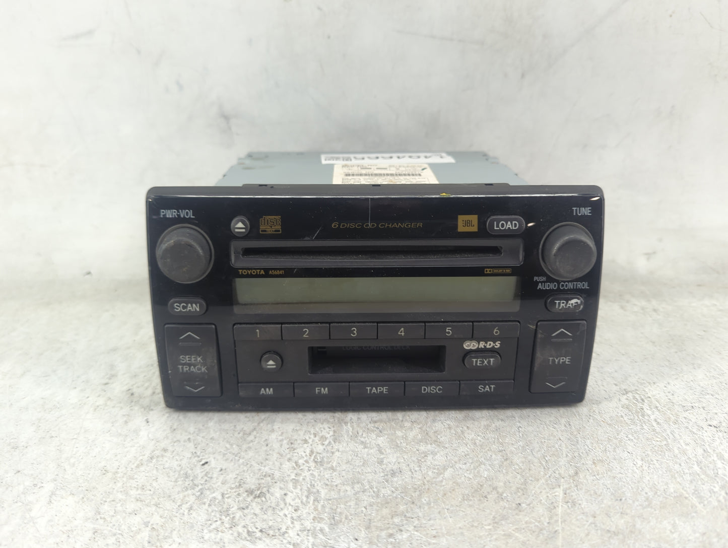 2005-2006 Toyota Camry Radio AM FM Cd Player Receiver Replacement P/N:86120-AA210 CQ-ES8461X Fits Fits 2005 2006 OEM Used Au