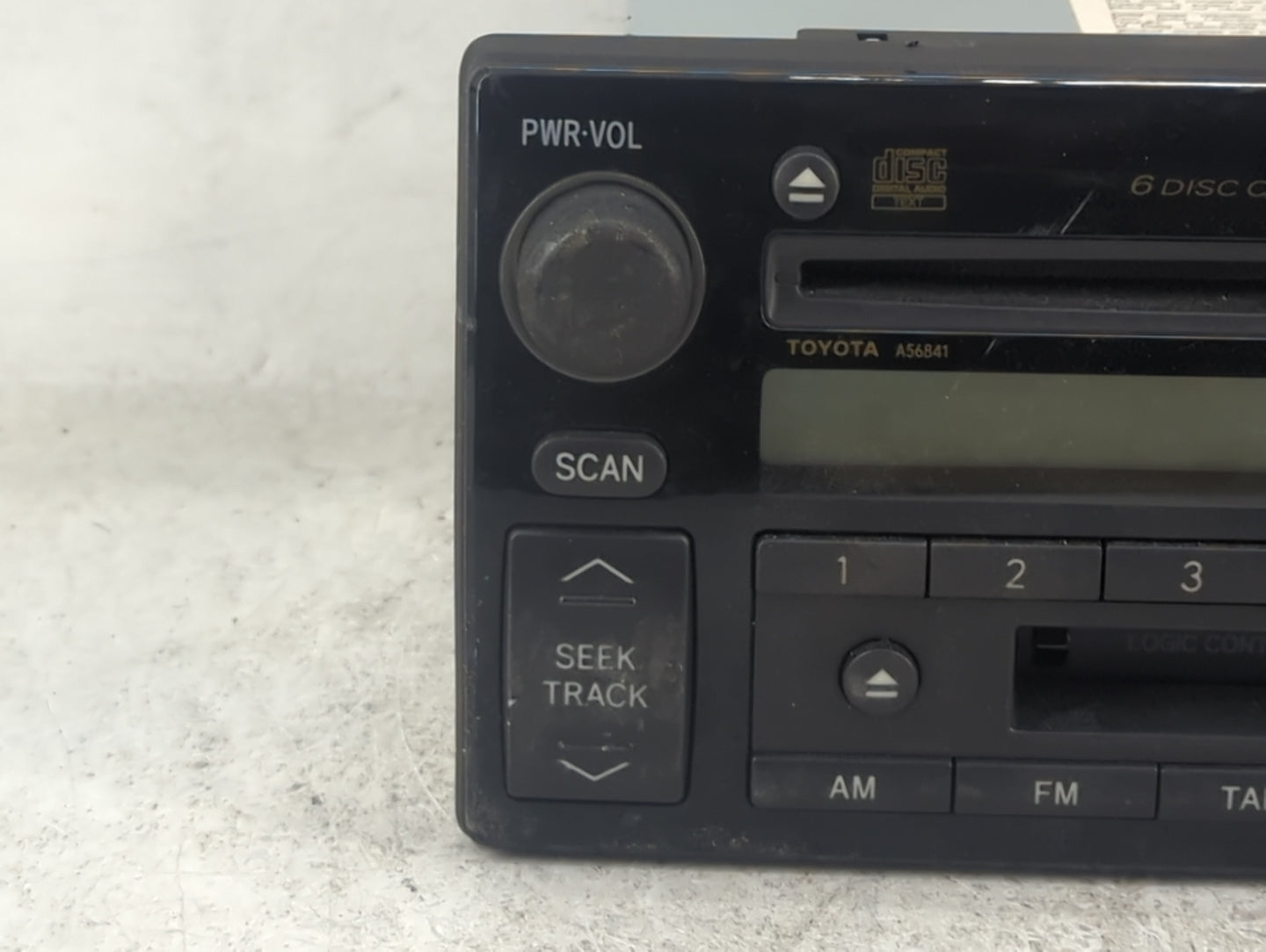 2005-2006 Toyota Camry Radio AM FM Cd Player Receiver Replacement P/N:86120-AA210 CQ-ES8461X Fits Fits 2005 2006 OEM Used Au