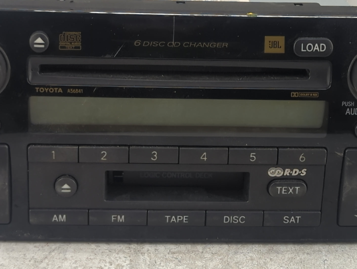 2005-2006 Toyota Camry Radio AM FM Cd Player Receiver Replacement P/N:86120-AA210 CQ-ES8461X Fits Fits 2005 2006 OEM Used Au