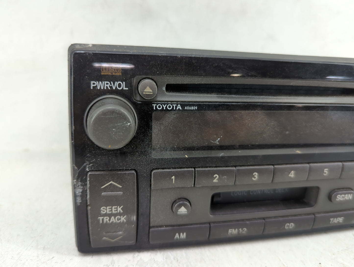 2005-2006 Toyota Camry Radio AM FM Cd Player Receiver Replacement P/N:86120-AA170 28002444, AD6809 Fits Fits 2005 2006 OEM U