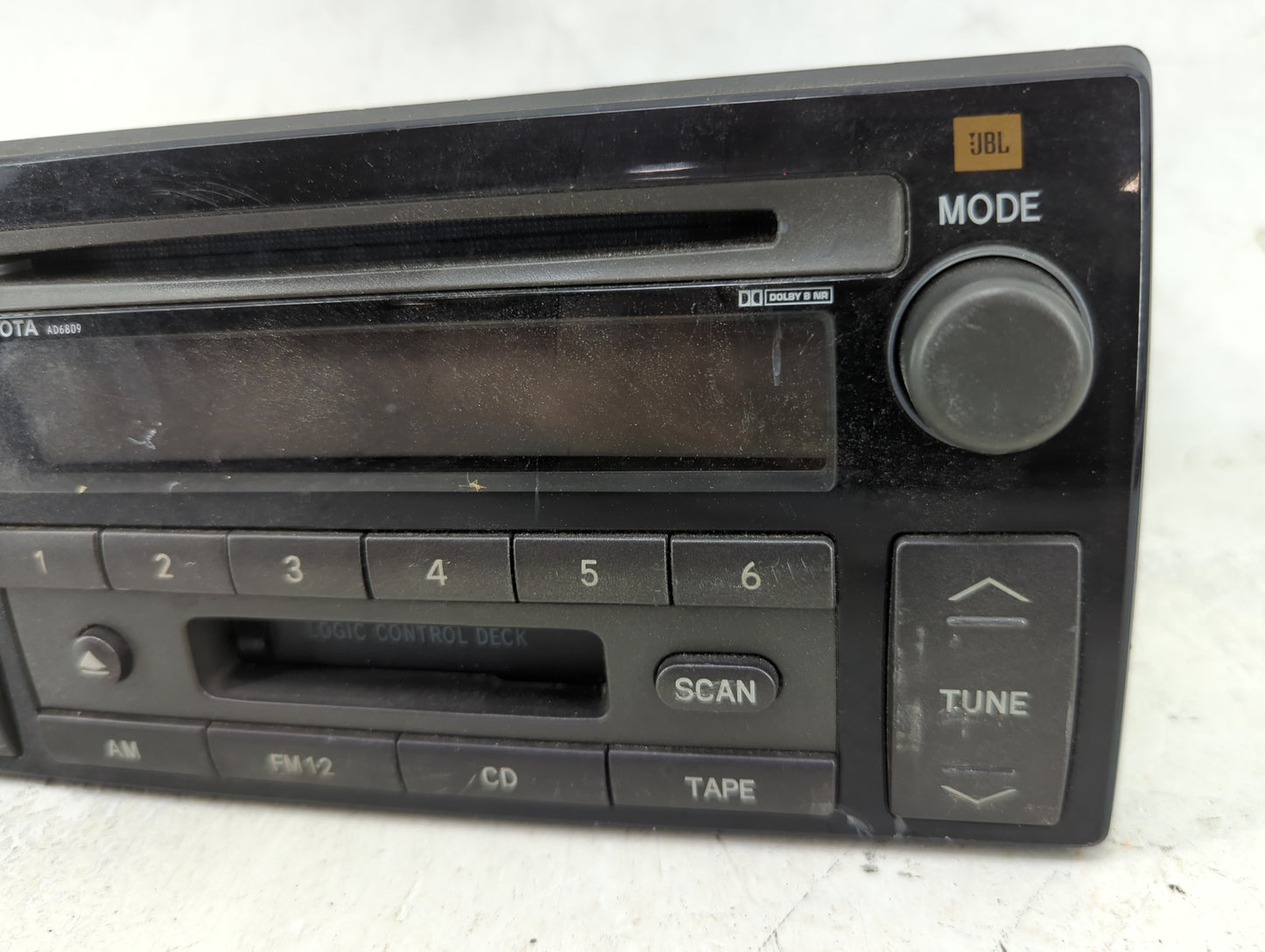 2005-2006 Toyota Camry Radio AM FM Cd Player Receiver Replacement P/N:86120-AA170 28002444, AD6809 Fits Fits 2005 2006 OEM U
