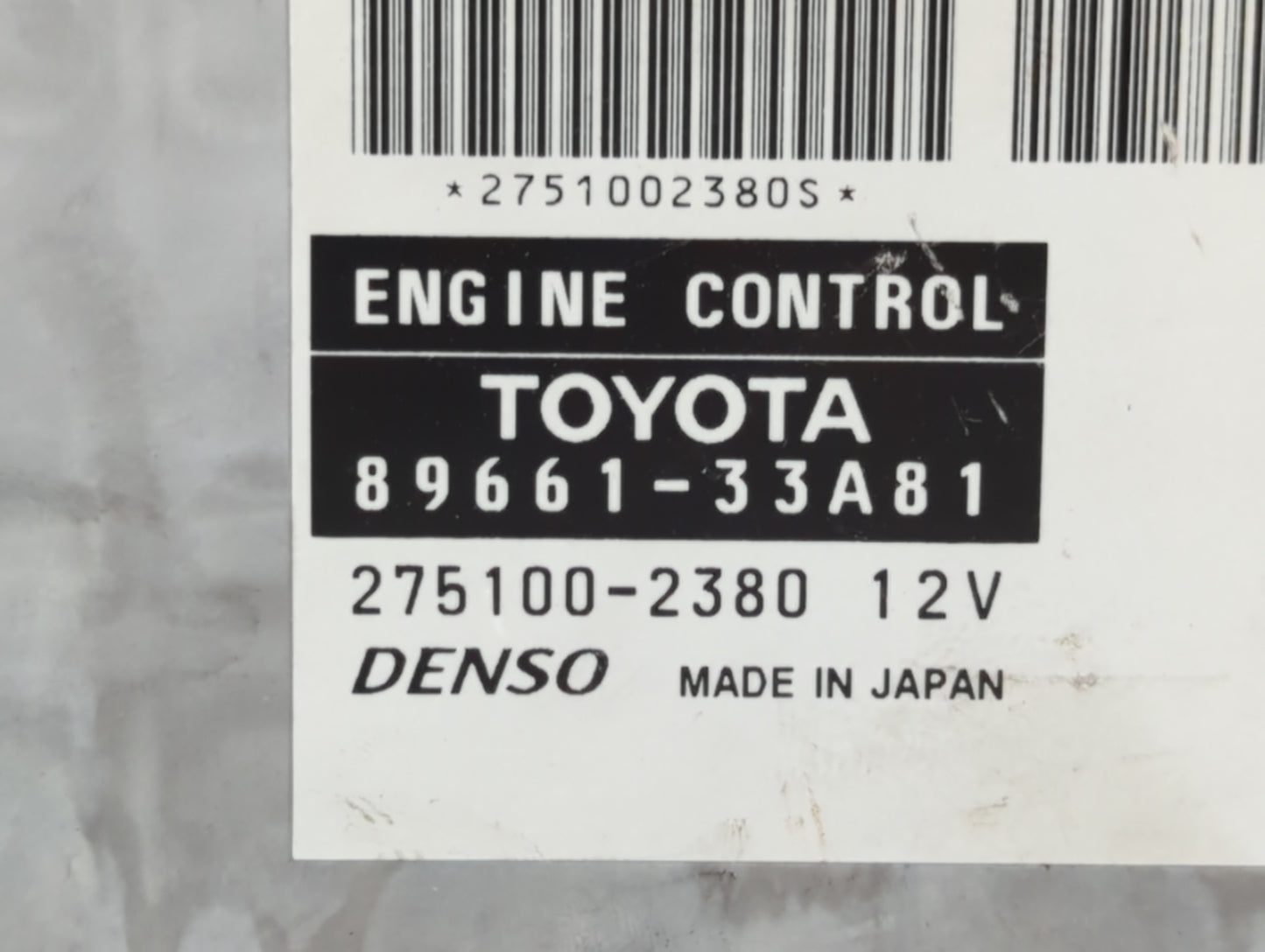 2005 Toyota Camry PCM Engine Control Computer ECU ECM PCU OEM P/N:89661-33A81 Fits OEM Used Auto Parts - Oemusedautoparts1.c