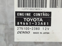 2005 Toyota Camry PCM Engine Control Computer ECU ECM PCU OEM P/N:89661-33A81 Fits OEM Used Auto Parts - Oemusedautoparts1.c