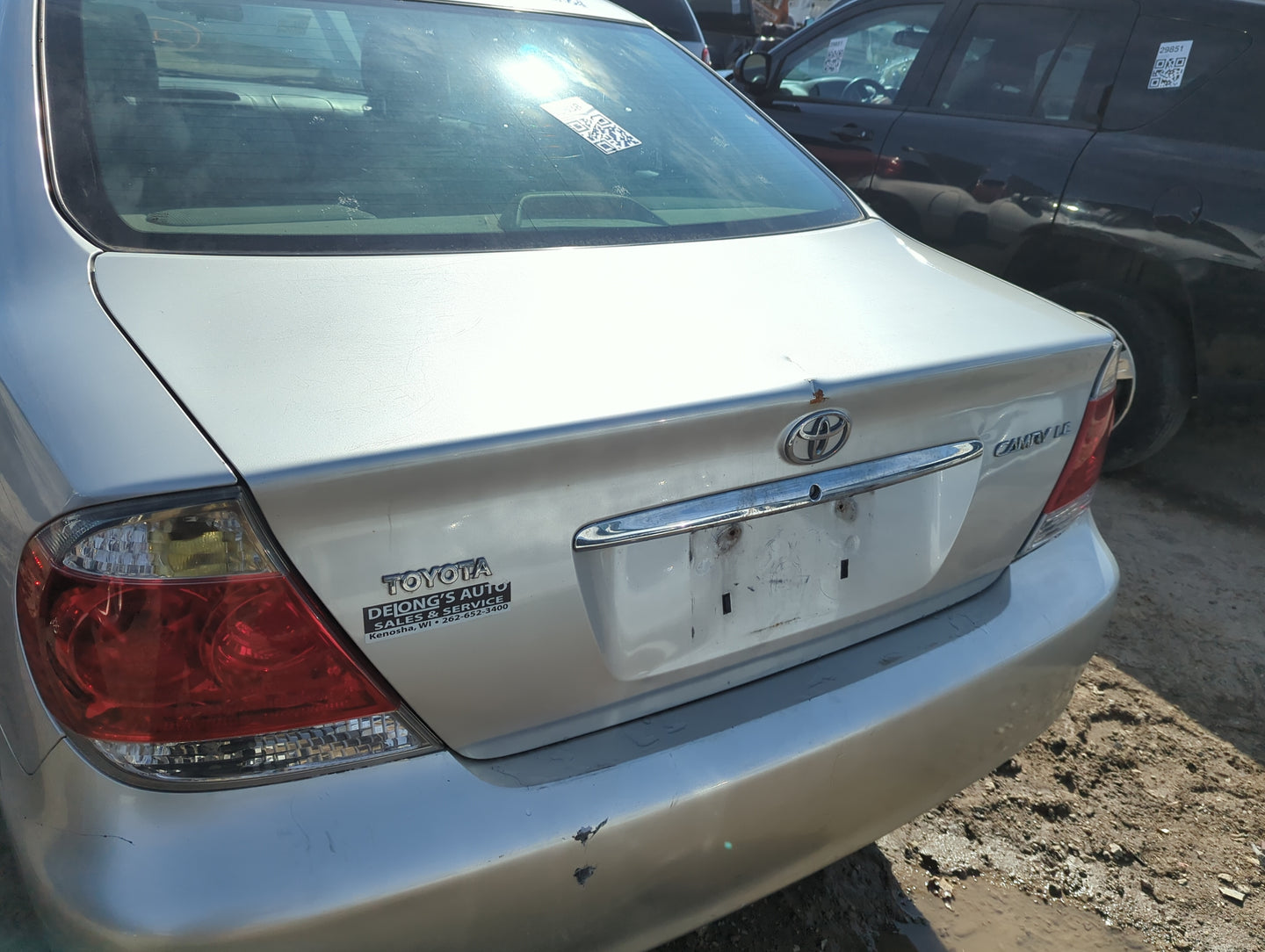 2002-2006 Toyota Camry Trunk/decklid/hatch/tailgate Oem 5005013 - Oemusedautoparts1.com