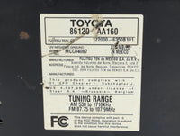 2005-2006 Toyota Camry Am Fm Cd Player Radio Receiver - Oemusedautoparts1.com