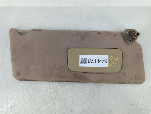 2002-2006 Toyota Camry Sun Visor Shade Replacement Passenger Right Mirror Fits Fits 2002 2003 2004 2005 2006 OEM Used Auto Parts