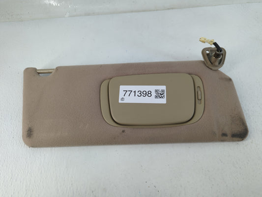 2002-2006 Toyota Camry Sun Visor Shade Replacement Passenger Right Mirror Fits Fits 2002 2003 2004 2005 2006 OEM Used Auto Parts