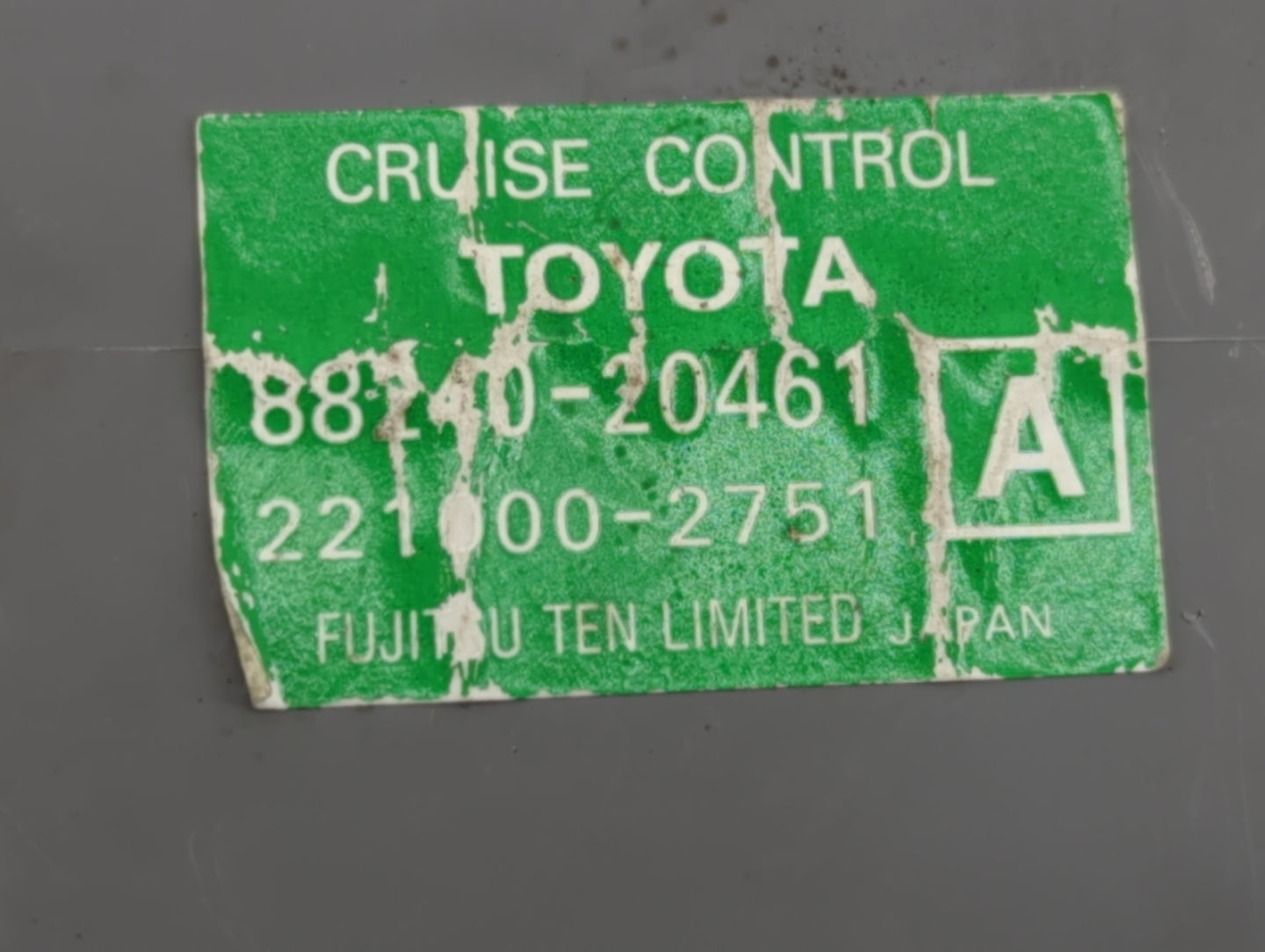2003-2005 Toyota Celica PCM Engine Control Computer ECU ECM PCU OEM P/N:88240-20461 Fits Fits 2003 2004 2005 OEM Used Auto P