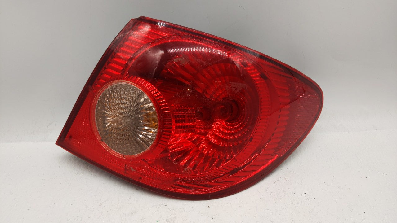 2003-2008 Toyota Corolla Tail Light Assembly Passenger Right OEM Fits Fits 2003 2004 2005 2006 2007 2008 OEM Used Auto Parts