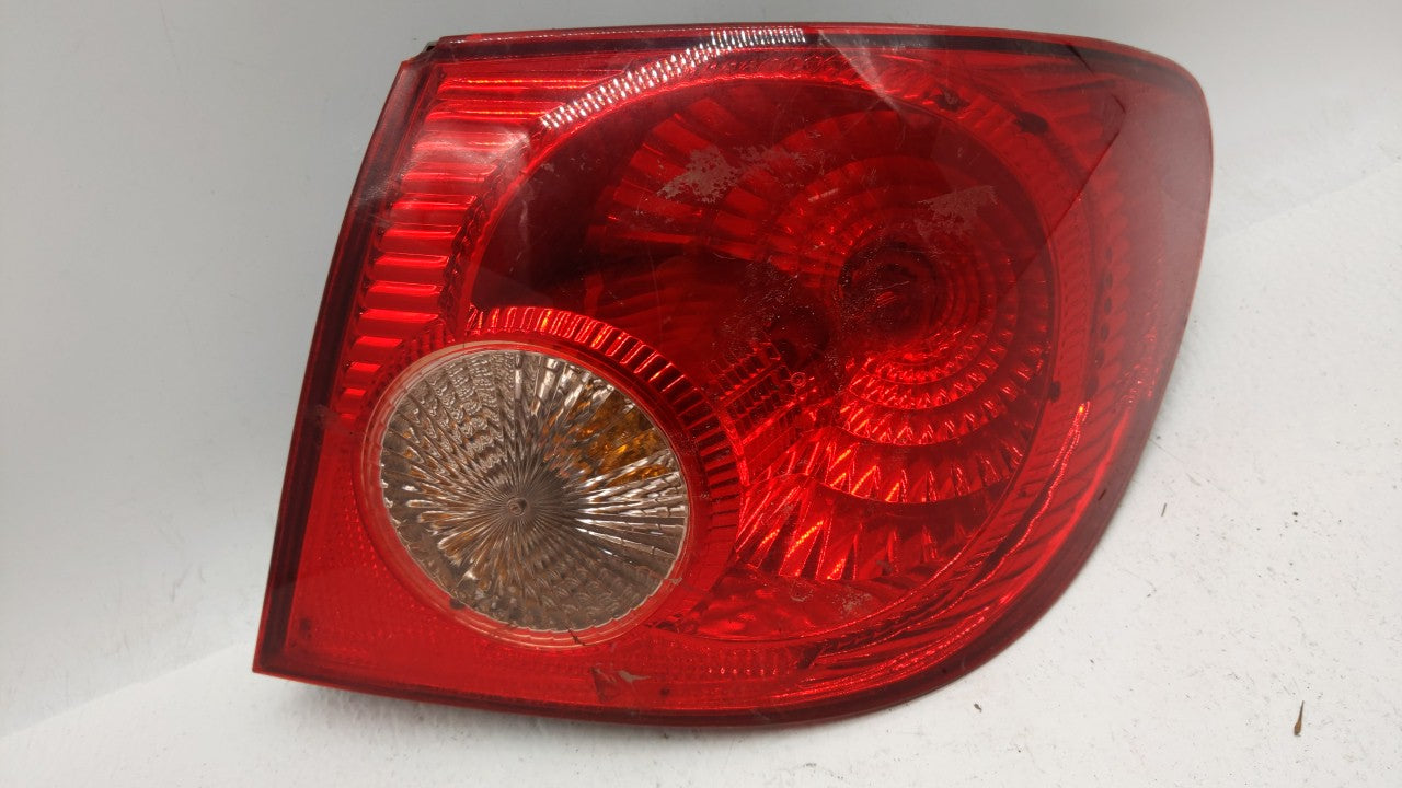 2003-2008 Toyota Corolla Tail Light Assembly Passenger Right OEM Fits Fits 2003 2004 2005 2006 2007 2008 OEM Used Auto Parts