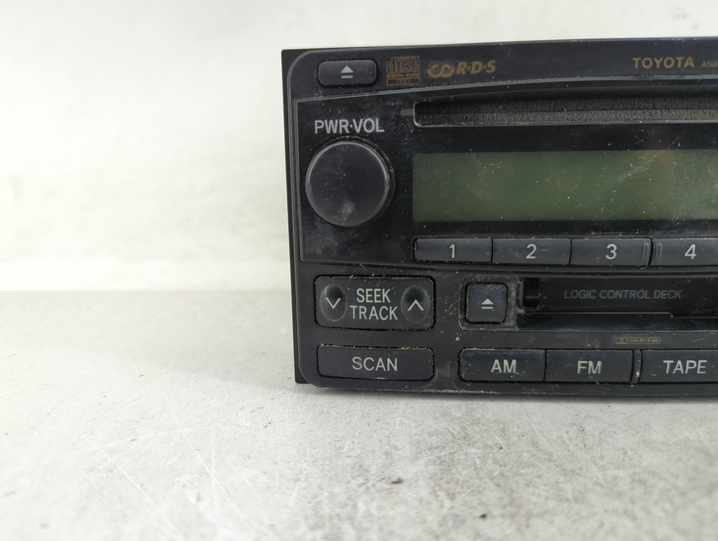 2004-2007 Toyota Highlander Radio AM FM Cd Player Receiver Replacement P/N:86120-48430 Fits Fits 2004 2005 2006 2007 OEM Use