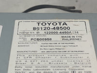 2005 Toyota Highlander Radio AM FM Cd Player Receiver Replacement P/N:86120-48500 122000-4450 Fits OEM Used Auto Parts - Oem