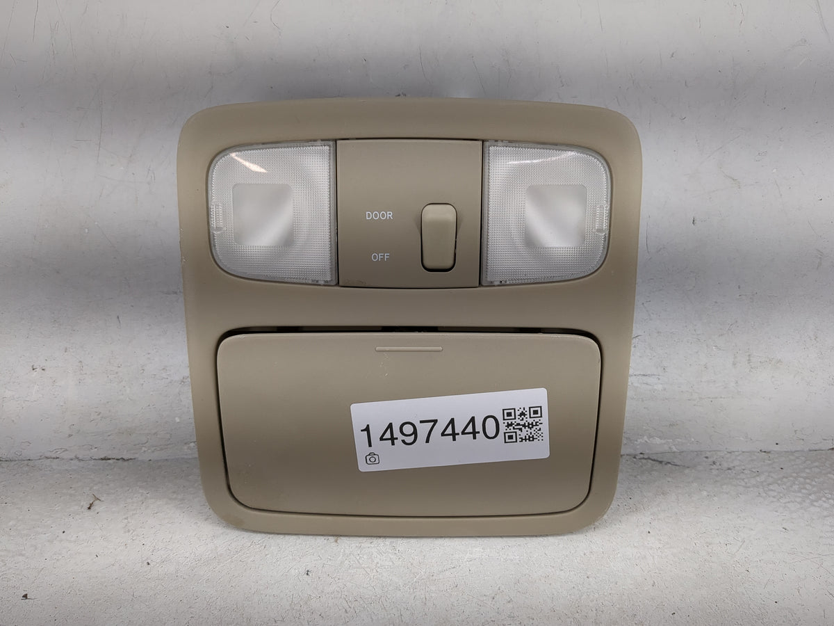 2005 Toyota Highlander Overhead Roof Console Tan - Oemusedautoparts1.com