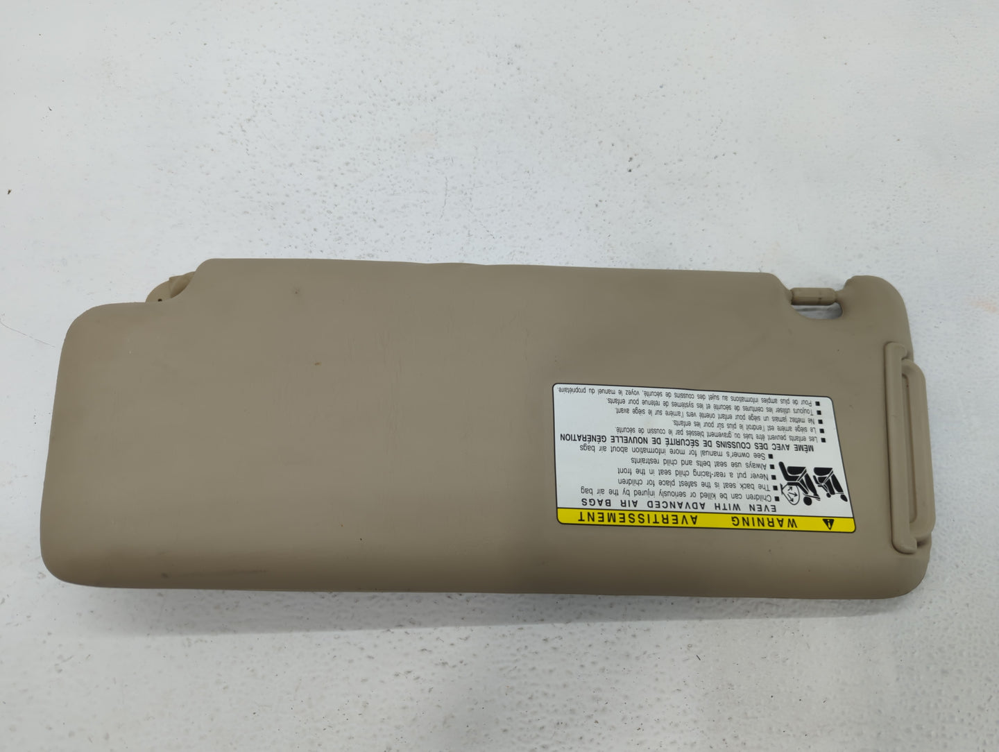 2004-2007 Toyota Highlander Sun Visor Shade Replacement Passenger Right Mirror Fits Fits 2004 2005 2006 2007 OEM Used Auto P