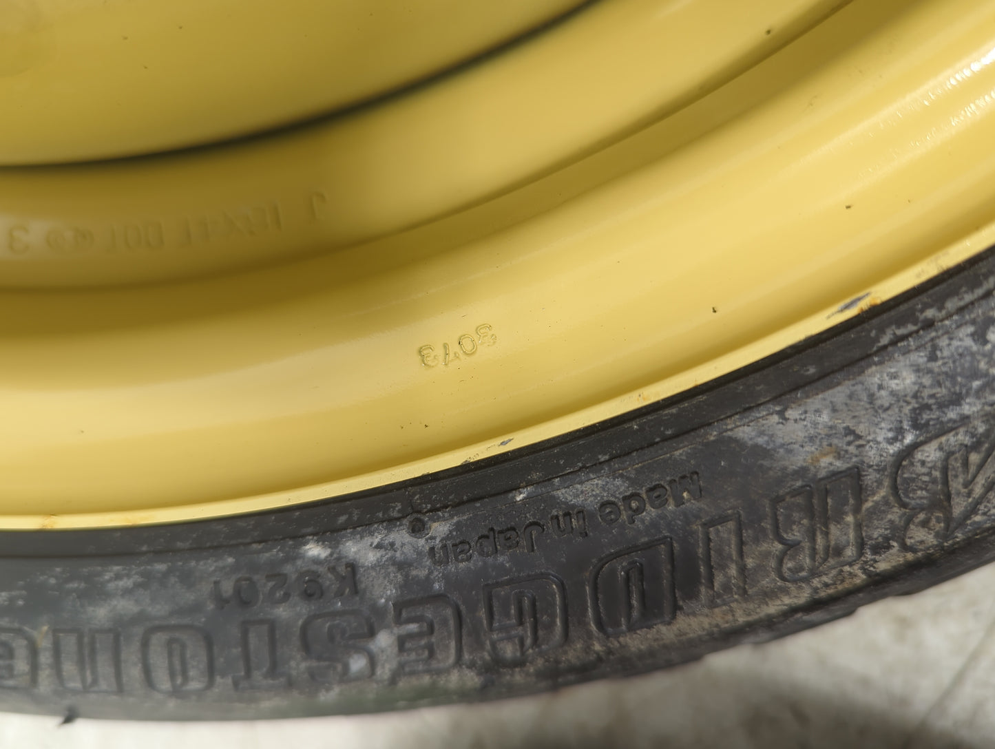 2004-2015 Toyota Prius Spare Donut Tire Wheel Rim Oem 1107798 - Oemusedautoparts1.com