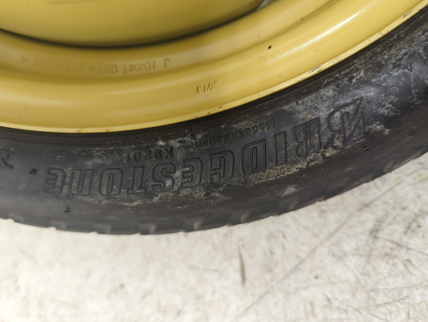 2004-2015 Toyota Prius Spare Donut Tire Wheel Rim Oem 1107798 - Oemusedautoparts1.com