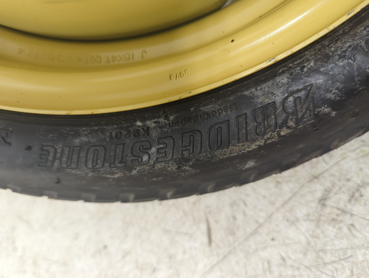 2004-2015 Toyota Prius Spare Donut Tire Wheel Rim Oem 1107798 - Oemusedautoparts1.com