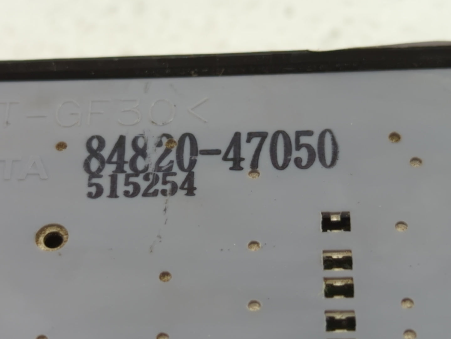 2004-2009 Toyota Prius Master Power Window Switch Replacement Driver Side Left P/N:74231-47090 84820-47021 Fits OEM Used Aut
