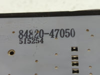 2004-2009 Toyota Prius Master Power Window Switch Replacement Driver Side Left P/N:74231-47090 84820-47021 Fits OEM Used Aut
