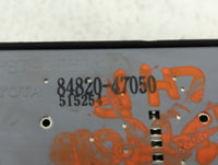 2004-2009 Toyota Prius Master Power Window Switch Replacement Driver Side Left P/N:74231-47090 84820-47021 Fits OEM Used Aut