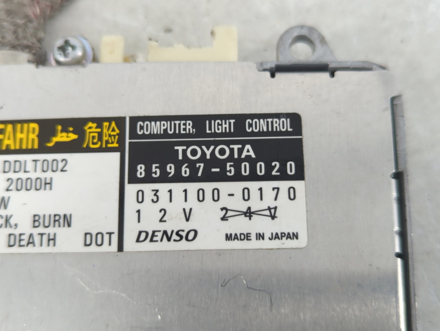 2004-2006 Toyota Prius Headlight Ballast Head Light - Oemusedautoparts1.com