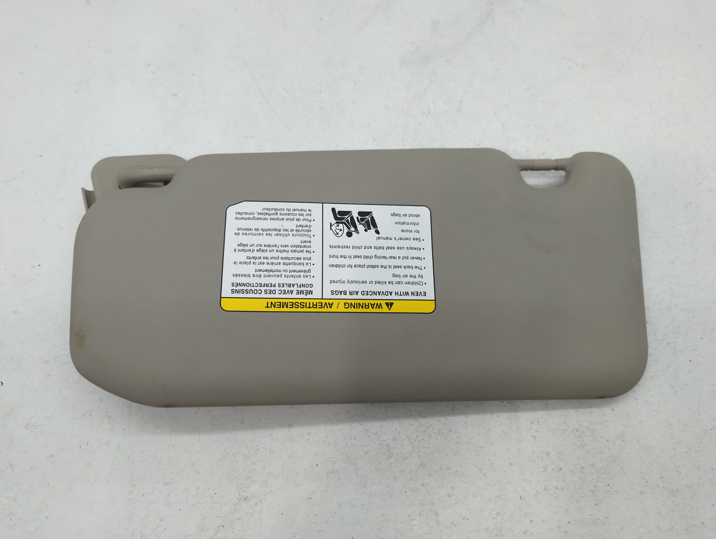 2005 Toyota Prius Sun Visor Shade Replacement Passenger Right Mirror Fits OEM Used Auto Parts - Oemusedautoparts1.com