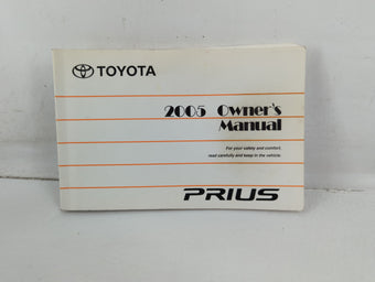 compare product 2005 Toyota Prius Owners Manual Book Guide P/N:01999-47509 OEM Used Auto Parts