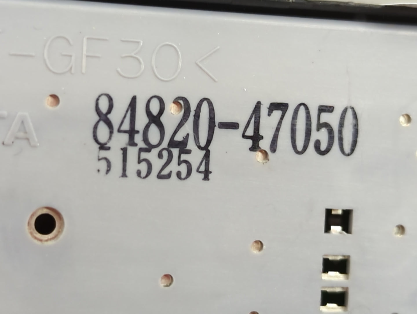 2004-2013 Toyota Prius Master Power Window Switch Replacement Driver Side Left P/N:84820-47050 Fits OEM Used Auto Parts - Oe