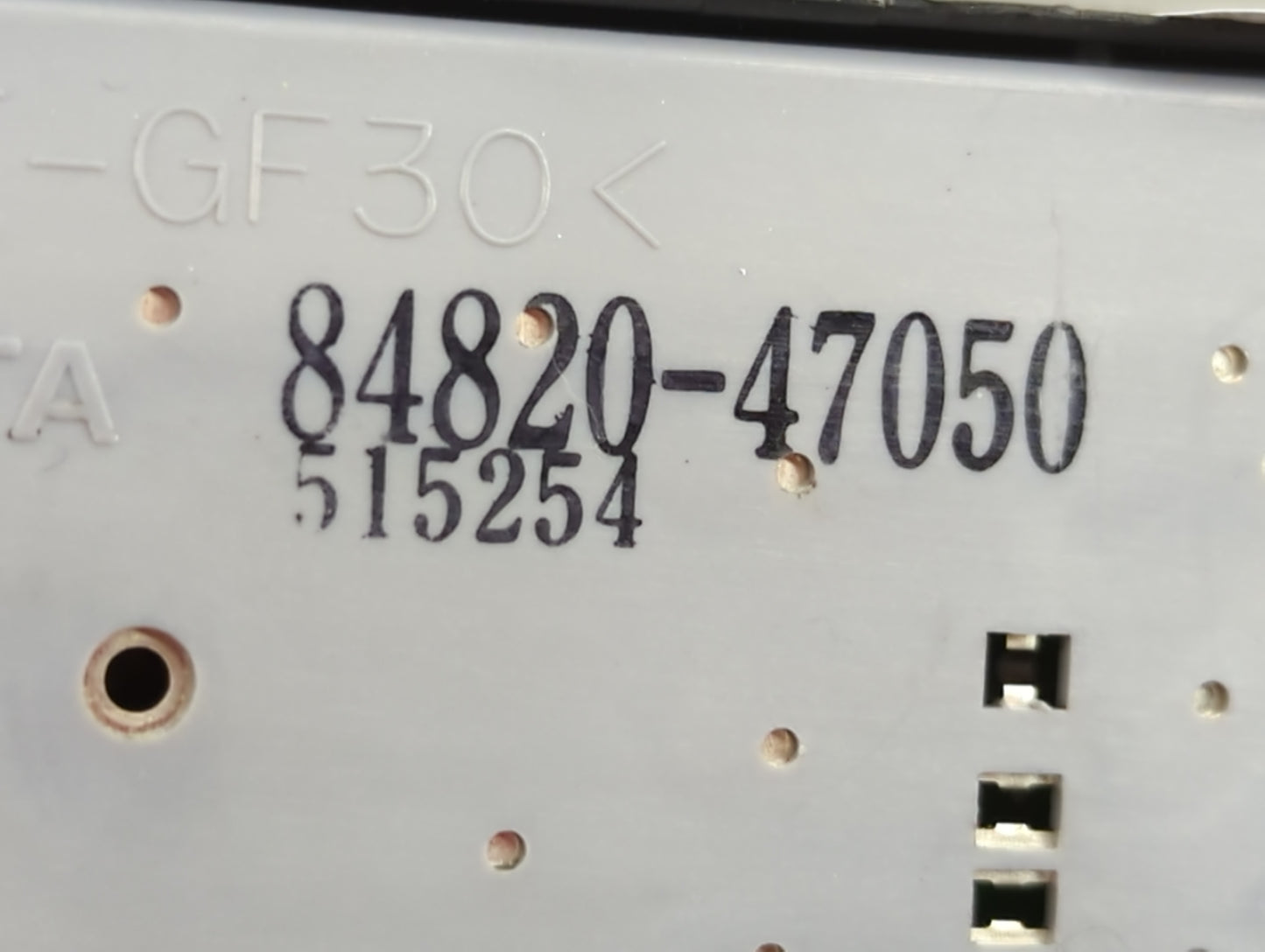 2004-2013 Toyota Prius Master Power Window Switch Replacement Driver Side Left P/N:84820-47050 Fits OEM Used Auto Parts - Oe