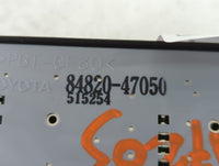 2004-2009 Toyota Prius Master Power Window Switch Replacement Driver Side Left P/N:84820-47050 Fits OEM Used Auto Parts - Oe